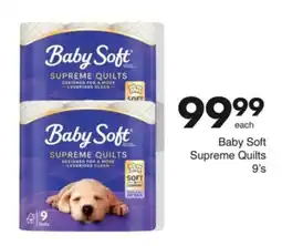Save Baby Soft Supreme Quilts offer