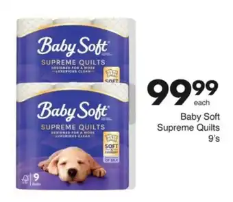 Save Baby Soft Supreme Quilts offer