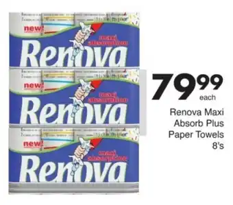 Save Renova Maxi Absorb Plus Paper Towels offer