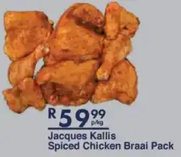 President Hyper Jacques Kallis Spiced Chicken Braai Pack offer