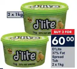 President Hyper D'Lite 37% Fat Spread Tub offer