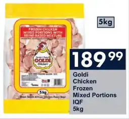 President Hyper Goldi Chicken Frozen Mixed Portions IQF offer