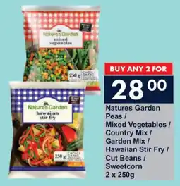 President Hyper Natures Garden Peas/ Mixed Vegetables/ Country Mix/ Garden Mix/ Hawaiian Stir Fry/ Cut Beans/ Sweetcorn offer