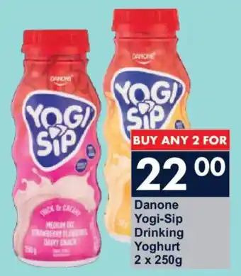 President Hyper Danone Yogi-Sip Drinking Yoghurt offer
