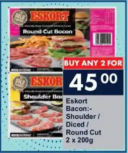 President Hyper Eskort Bacon Shoulder/ Diced/ Round Cut offer