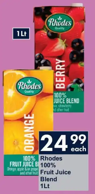 President Hyper Rhodes 100% Fruit Juice Blend offer