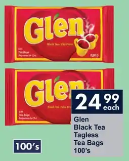 President Hyper Glen Black Tea Tagless Tea Bags offer