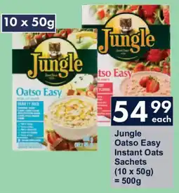 President Hyper Jungle Oatso Easy Instant Oats Sachets offer