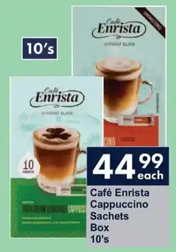 President Hyper Café Enrista Cappuccino Sachets Box offer