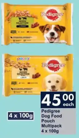 President Hyper Pedigree Dog Food Pouch Multipack offer
