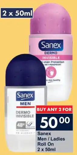 President Hyper Sanex Men/ Ladies Roll On offer