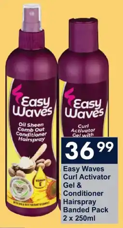 President Hyper Easy Waves Curl Activator Gel & Conditioner Hairspray Banded Pack offer