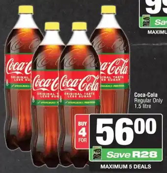 Spar Coca-Cola Regular Only offer