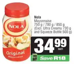 Spar Nola Mayonnaise offer