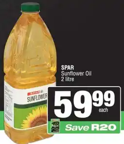 Spar SPAR Sunflower Oil offer