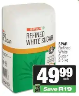 Spar SPAR Refined White Sugar offer