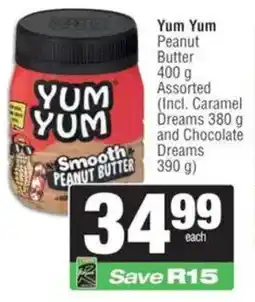 Spar Yum Yum Peanut Butter Assorted offer