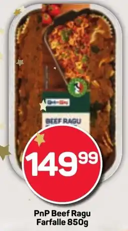 Pick n Pay Hypermarket PnP Beef Ragu Farfalle offer
