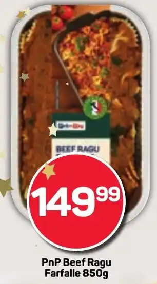 Pick n Pay Hypermarket PnP Beef Ragu Farfalle offer
