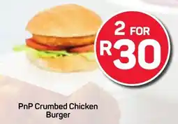 Pick n Pay Hypermarket PnP Crumbed Chicken Burger offer
