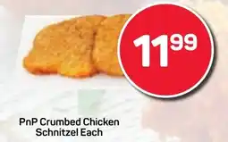 Pick n Pay Hypermarket PnP Crumbed Chicken Schnitzel offer