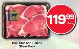Pick n Pay Hypermarket Bulk Club and T-Bone Steak Pack offer