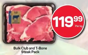 Pick n Pay Hypermarket Bulk Club and T-Bone Steak Pack offer