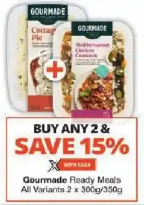 Checkers Gourmade Ready Meals All Variants offer