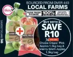 Checkers Choice Cripps' Pink Apples & Granny Smith Apples offer