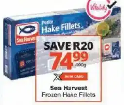 Checkers Sea Harvest Frozen Hake Fillets offer