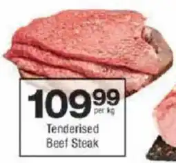 Checkers Tenderised Beef Steak offer