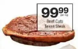 Checkers Beef Cuts Texan Steak offer