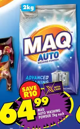 Shoprite Maq auto washing powder offer
