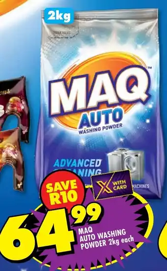 Shoprite Maq auto washing powder offer