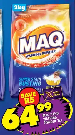 Shoprite Maq hand washing powder offer