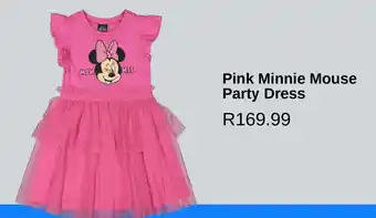 PEP Pink Minnie Mouse Party Dress offer