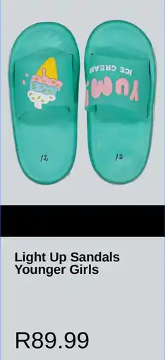 PEP Light Up Sandals Younger Girls offer