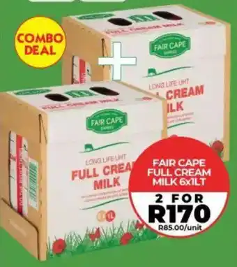 1UP Fair cape full cream milk offer