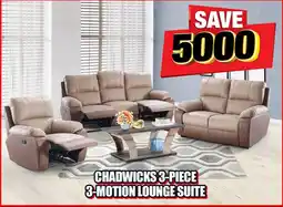 Lewis Chadwicks 3-motion lounge suite offer