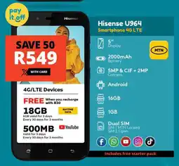 Checkers Hisense U964 offer