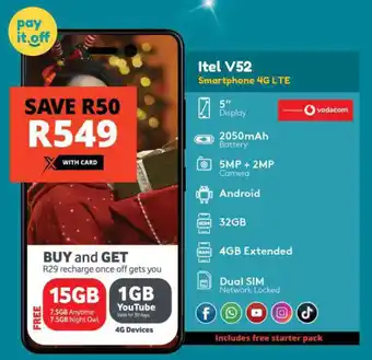 Checkers Itel V52 offer