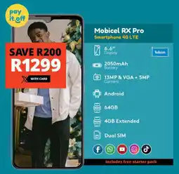 Checkers Mobicel RX Pro offer