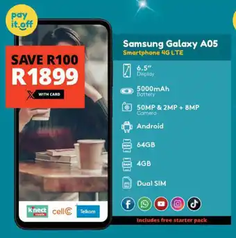 Checkers Samsung Galaxy A05 offer