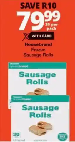Checkers Housebrand Frozen Sausage Rolls offer