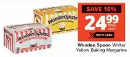 Checkers Wooden Spoon White/ Yellow Baking Margarine offer