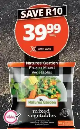 Checkers Natures Garden Frozen Mixed Vegetables offer
