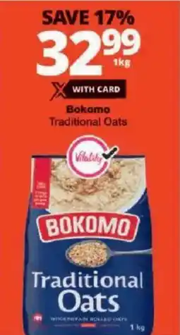 Checkers Bokomo Traditional Oats offer