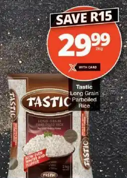 Checkers Tastic Long Grain Parboiled Rice offer