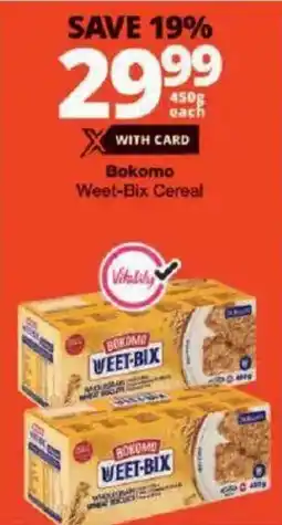 Checkers Bokomo Weet-Bix Cereal offer