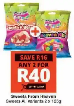 Checkers Sweets From Heaven Sweets All Variants offer